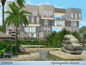 Sims 3 — Springwille-Resort by timi722 — The resort is perfect for holidays, to relax, go fishing or swimming, walk on