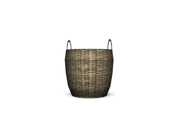 Sims 4 — Sara New Hallway Basket by Angela — Sara New Hallway Basket. Basket in light weathered wicker. Decorative only!