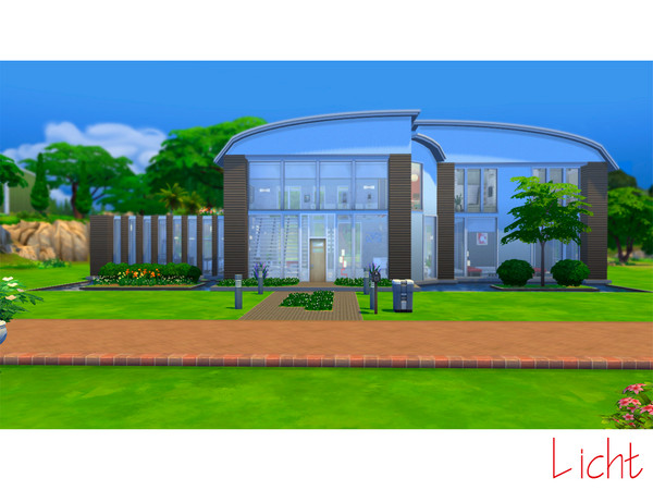 Sims 4 — Licht by fonxi121994 — A song to the brightness created with bricks and glass. Discover how the Sun is shaping