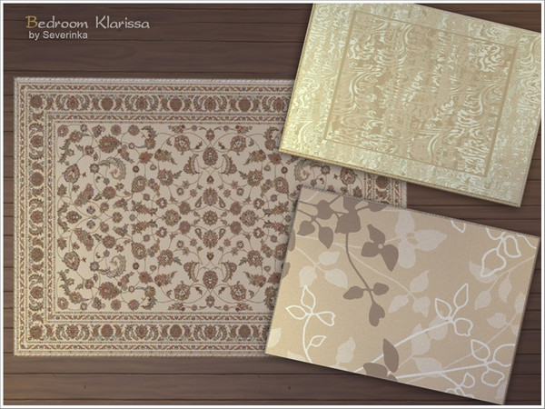 Sims 4 — Rug Klarissa by Severinka_ — Rug of furniture set Klarissa 3 color