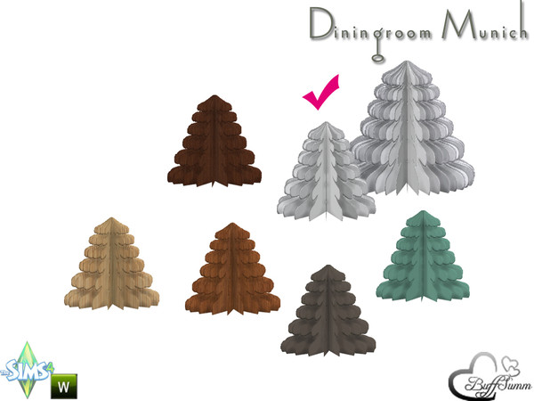 Sims 4 — Diningroom Munich Tree small by BuffSumm — Part of the *Diningroom Munich for Sims 4*