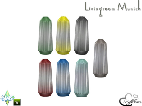 Sims 4 — Livingroom Munich Vase Large by BuffSumm — Part of the *Livingroom Munich for Sims 4*