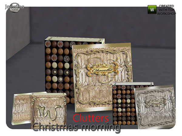 Sims 4 — christmas morning chocolats box 2 by jomsims — christmas morning chocolats box 2