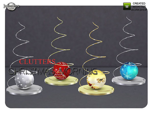 Sims 4 — christmas morning modern tree small deco by jomsims — christmas morning modern tree small deco. in 4 colors