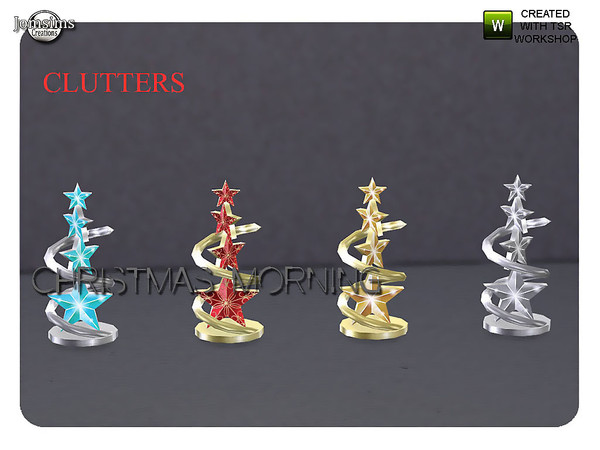 Sims 4 — christmas morning star table deco by jomsims — christmas morning star table deco