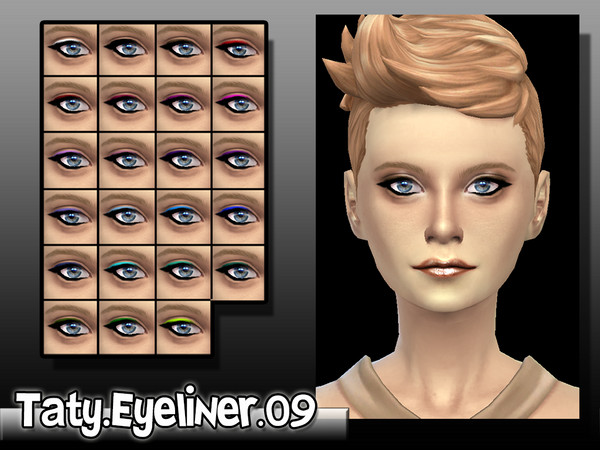 Sims 4 — [Ts4]Taty_Eyeliner_09 by tatygagg — - Female - Teen, Young Adult, Adult, Elder