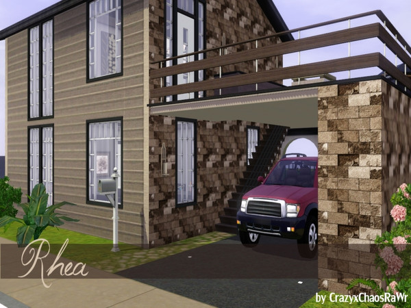 Sims 3 — Rhea by CrazyxChaosRaWr — This one bedroom, one bathroom home is perfect for any single Sim or newly wed couple.