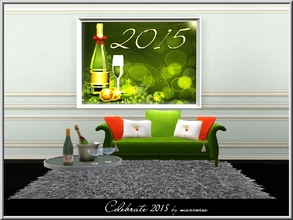 Sims 3 — Celebrate 2015_marcorse by marcorse — Simple celebratory image for 2015. Mesh created by Jindann