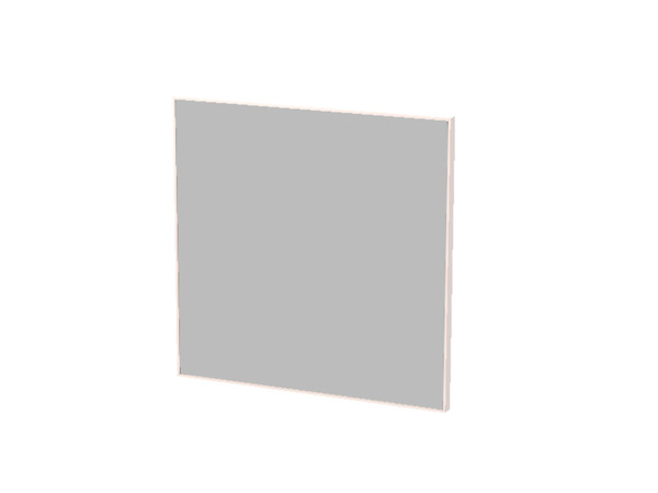 Sims 4 — Keira Hallway Mirror by Angela — Keira Hallway Mirror. Large square mirror with white frame. 