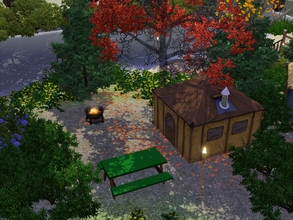Sims 3 — Cooter's Pond Campground... by kalamitykt — Bring your tent or sleeping bags and camp out at Limestone Pond