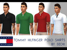 Sims 4 — Tommy Hilfinger polo shirts v1 by Dzoki95 — First re-texturing ever by me. Had no clue what to do so I decided