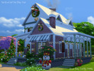 Sims 4 — Xmas Fairy Tale by Trecicy — Stunning Holiday home, the first floor includes an outdoor living area and an open