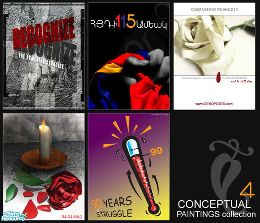 Sims 2 — Conceptual Designs SET 04 by GenoPosts.com — Fourth SET of Conceptual Design Posters from GenoPosts.com for your