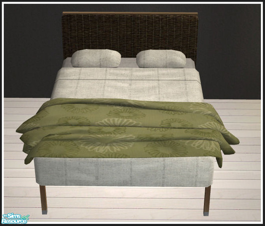 Sims 2 — Cosy sleeping green - throw 3 by mirake — Bedroom duo, page 4 on the Mango site