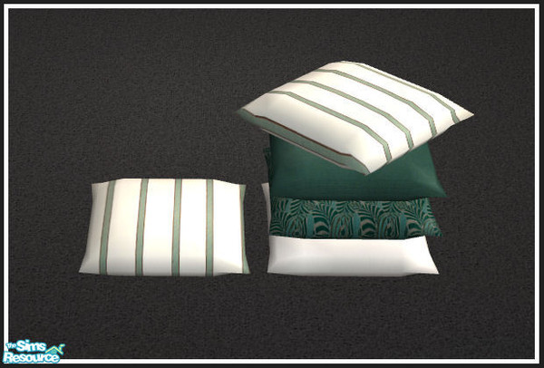 Sims 2 — Cosy sleeping aqua - pillow 3 by mirake — 