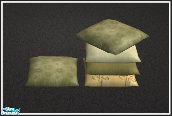 Sims 2 — Cosy sleeping green - pillow 3 by mirake — 