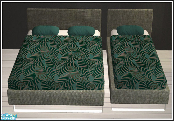 Sims 2 — Cosy sleeping aqua - bedding by mirake — 