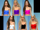 Sims 4 — Short Top by VeraFashion — Short Top in 6 different colors for The Sims 4. By VeraFashion.