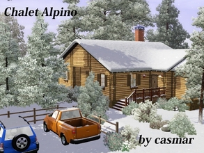 Sims 3 — Chalet Alpino by casmar — Nice mountain chalet for weekend getaways! It has two bedrooms, one master bedroom and