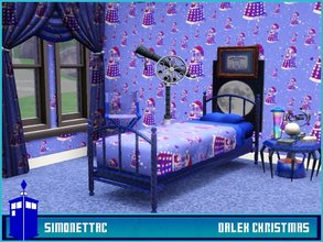 Sims 3 — Dalek Christmas by SimonettaC — Daleks with a santa makeover. Exterminate the dalek personality and bring some