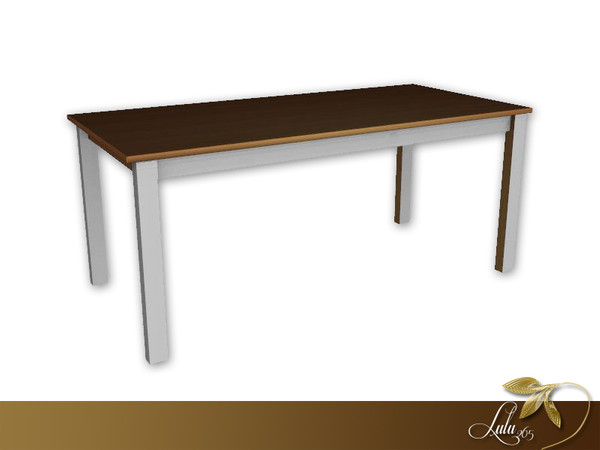 Sims 4 — Elegant Dining Table by Lulu265 — Part of the Elegant Dining Set Please do not copy, clone or reupload 