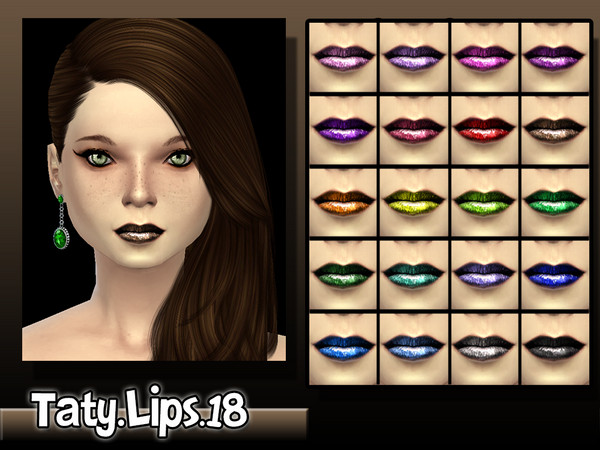 Sims 4 — [Ts4]Taty_Lips_18 by tatygagg — - Female - Teen, Young Adult, Adult, Elder