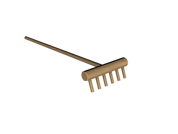 Sims 4 — Kanto Garden Rake by Angela — Kanto Garden Rake. Decorative! now also available for Sims 4.
