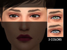 Sims 4 — LS Eye Set 01 by LupinSim — 3 eyecolors. Pale blue, pale green, and dark brown.