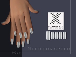 Sims 2 — Silver Glitter Nails by KCsim — Sephora\'s Formula X Line - Need For Speed Remember to adjust your settings HIGH