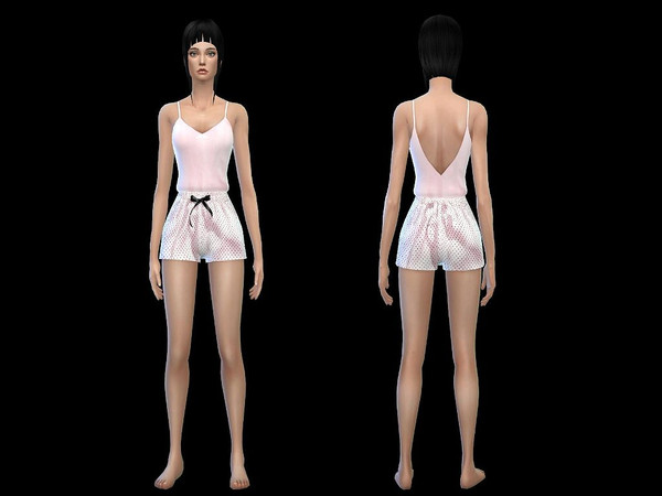 Sims 4 — sweet rose Romper by Awesomesims4 — sweet rose Romper - mesh by sims4ny - recolor by me 
