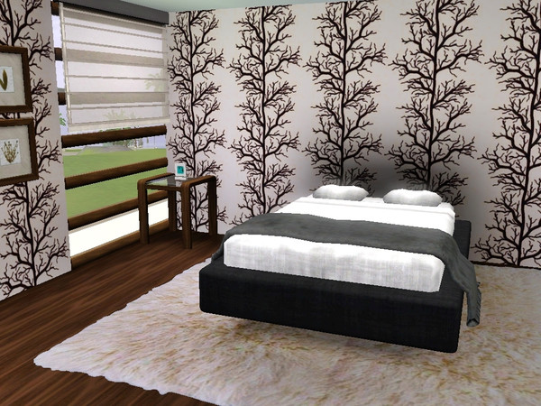 Sims 3 — Nature3 by Prickly_Hedgehog — Brown trees on light background