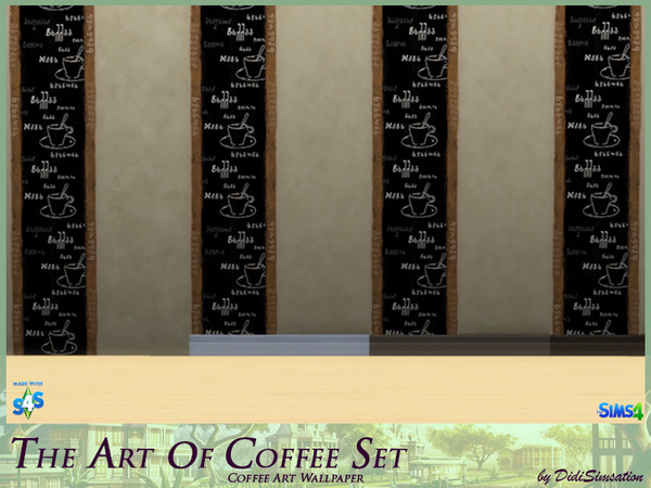 Sims 4 — The Art of Coffee - Wallpaper 3 by didisimsation — Wallpaper 3 - The Art of Coffee Categories: Wallpaper. It
