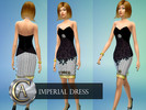 Sims 4 — Iperial Dress by AlvaroCeballos — In modern times has been lost the sense of elegance, be brave and takes up the