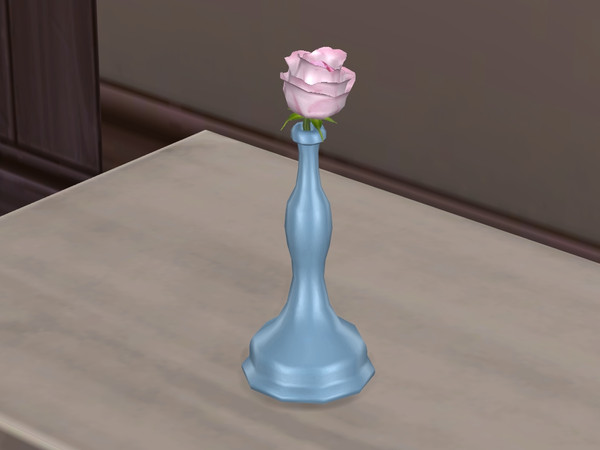 Sims 4 — Bella Rose by Flovv — Pretty rose in a vase.