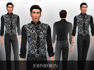 Sims 4 — evolution lace by JohnByron — this shirt is very elegant yet fun formally served and can also be used for the