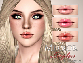 Sims 3 — Mirror Lipgloss by Pralinesims — New lipstick for your sims! Your sims will love their new look ;) - Fits with