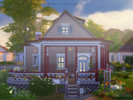 Sims 4 — East Coast Mini Villa by Trecicy — This is a cute little house, situated on the riverbank east coast. It has a