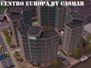 Sims 3 — Centro Europa by casmar — Important financial center in the city of Bridgeport. A place to work, close major