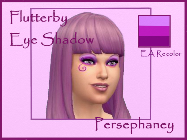 Sims 4 — Flutterby Eye Shadow by Persephaney — Eye shadow for your fairy Sims!