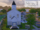 Sims 4 — Faithful Community Church and Wedding Venue by Sims4Creative — Here is a cozy community church for your Sims to