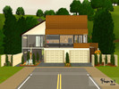 Sims 3 — House no 1 by Cizzcake — Minimalist house suits for single or couple. Features one bedroom, the garage and work
