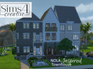 Sims 4 — NOLA Inspired Luxury Townhouse Multi-Family Lot by Sims4Creative — This New Orleans inspired townhouse allows
