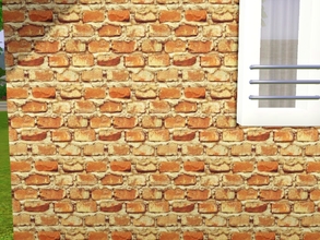 Sims 3 — Chunky bricks by Prickly_Hedgehog — Chunky brick masonry