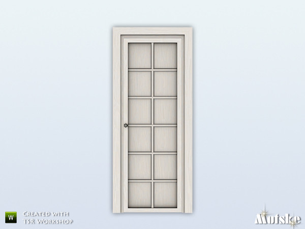 Sims 4 — Door Wicklow Privat 1x1 by Mutske — Part of Wicklow Window and Door Collection. Made by Mutske@TSR. TSRAA.