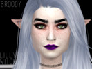 Sims 4 — Broody [SET] by Witch-Sims2 — The full set! A grunge, heroin-chic and brody dalle inspired eye shadow! (why its