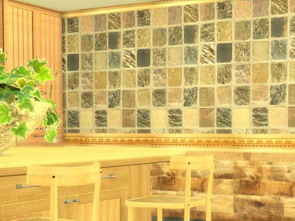 Sims 4 — Rustic Chic Wallpaper by KaMarie — Here we go ! This is my very first submission to TSR. This wallpaper is a