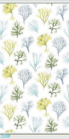 Sims 2 — Maritime Walls - Kelp by hatshepsut — Nautical themed wallpaper.