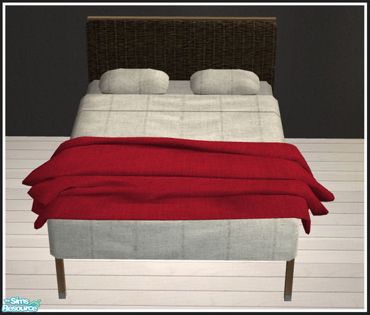 Sims 2 — Cosy sleeping red & pink - throw 2 by mirake — Bedroom duo, page 4 on the Mango site