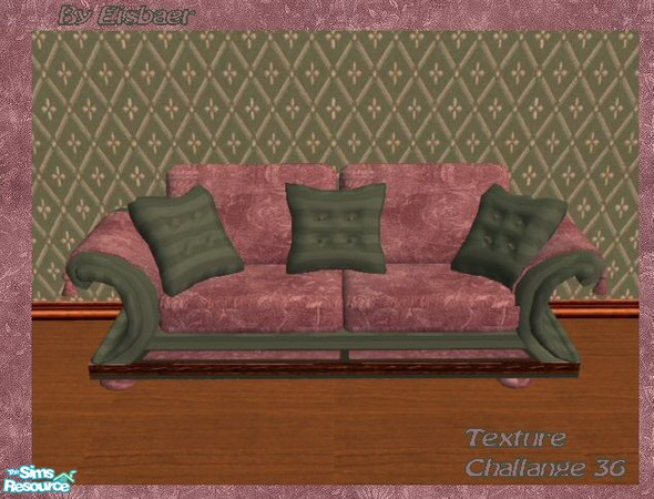Sims 2 — Helga86 Saga TC36 Sage - Sofa by Eisbaerbonzo — Elegant sofa with many details - thanks to Helga86. Good for a