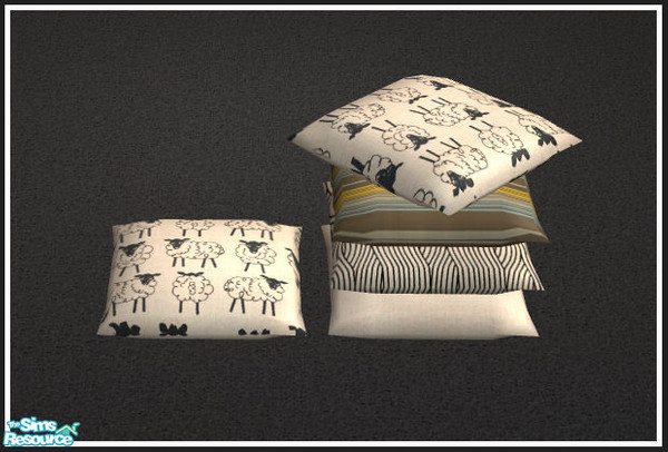 Sims 2 — Cosy sleeping beige - pillow 1 by mirake — 